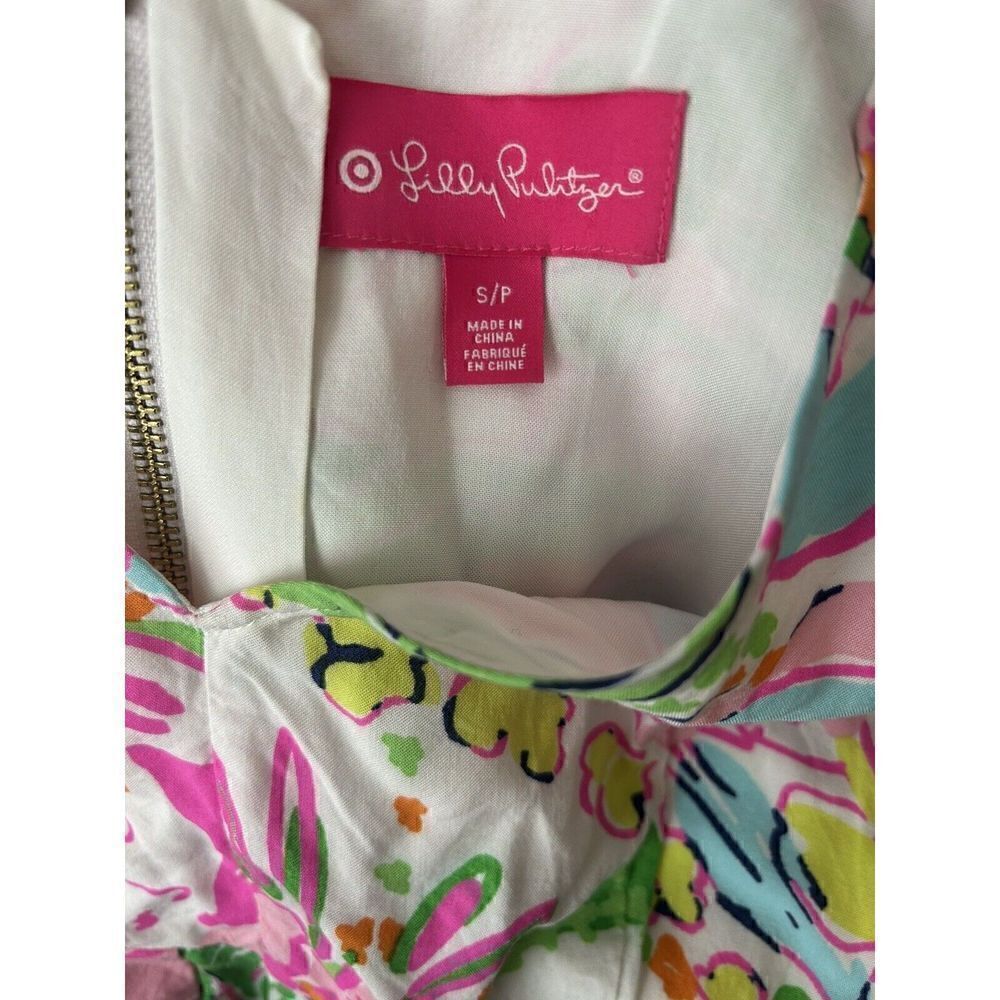 Lilly Pulitzer X Target Bright Floral Babydoll Top Size Small - Picture 5 of 6